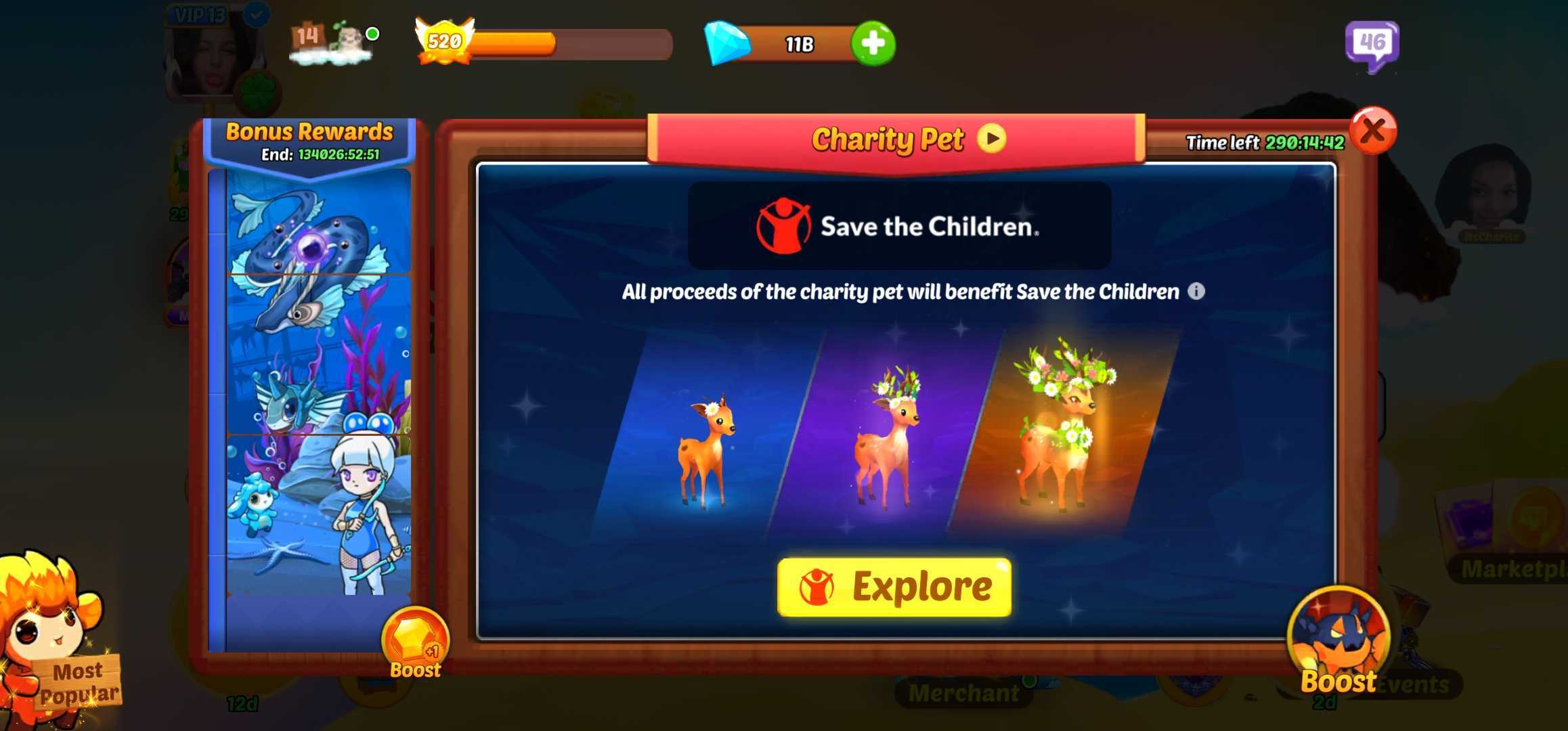 Save The Children Charity Pet